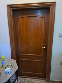 من رخصة الادمن ابواب خشب اصلي الاولي موضح بالصورة العدد 12 باب  الطول ...