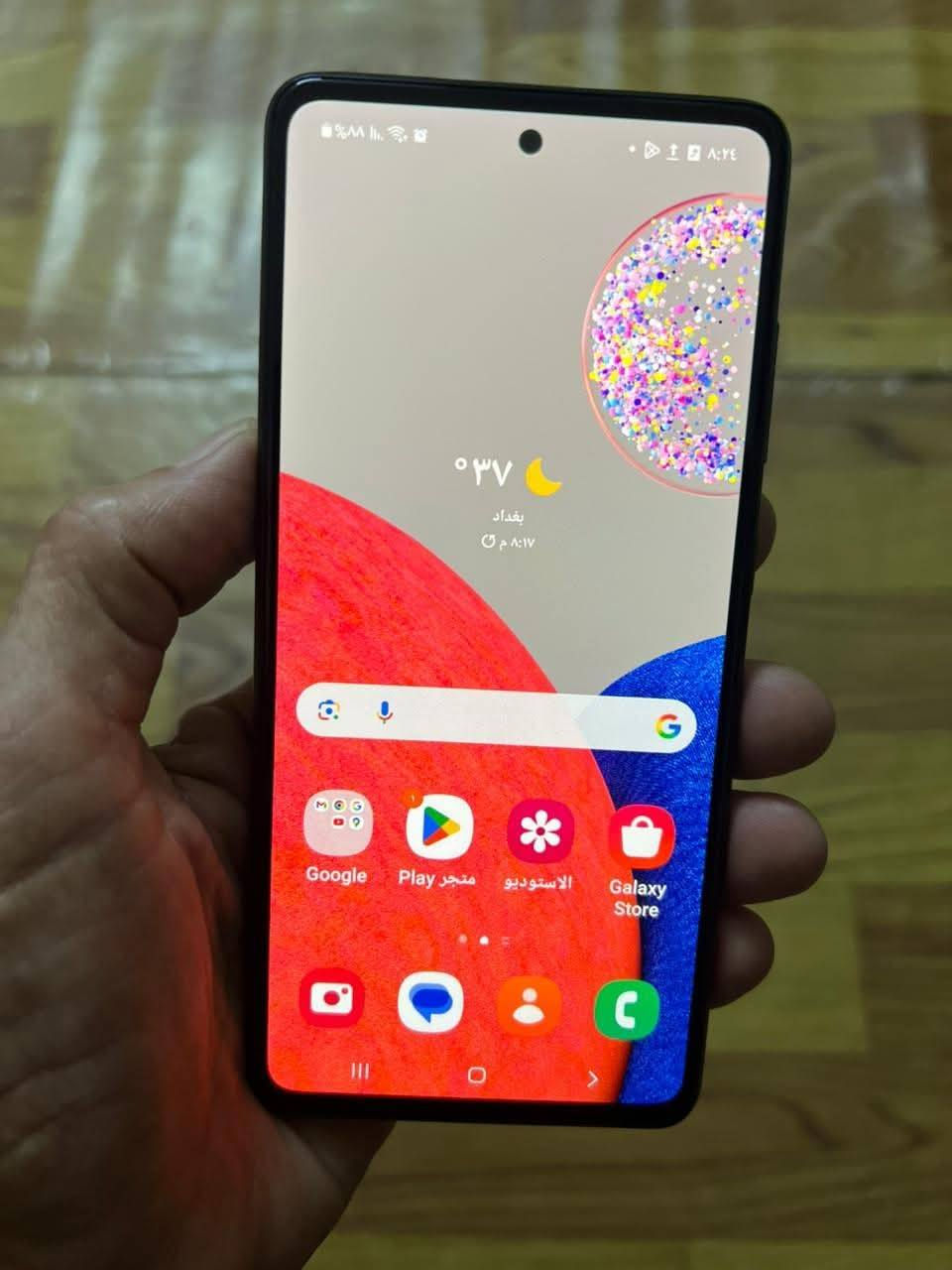 للبيع ويرهم امراوس سامسونك a52s 5g ذاكره 256\8 شاشه سوبر امولد بصمه بالشاشه تردد120 هرتز معالج 778 بوبجي 60 وفوك صوت استريوه بطاريه 5000 تصوير 4k للبيع 175 ويرهم امراوس *********** موجود واتساب
