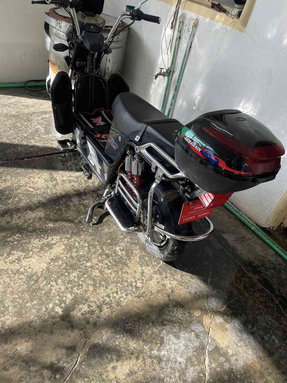 سلام عليكم. دراجه.  جبلي. موديل 2023. جديد. ونضافه فولل.    كلشي ع فحص.   وبصمه. بطارياته جديده. ايضاً. ع فحض.  وتوصل رقمي. . ***********
