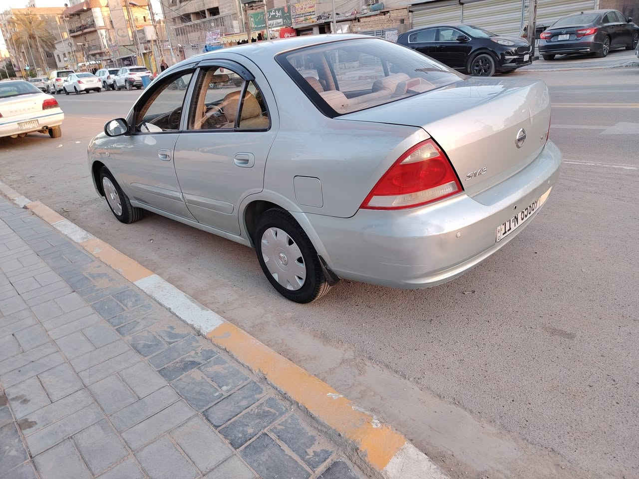 نيسان سني موديل 2007 محرك كير اوتو وتبريد بحاله جيد جدا السعر 80 مكان بغداد *********** جاملغ ين صبغ بدون اي داخل
