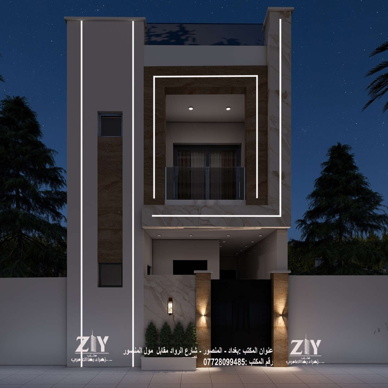 تصميم واجهة + طابق أول لمنزل منفذ بطابق واحد، تم تطويره ليكون طابقين بمساحة 100م² في النجف ✨  

الواجهة جاءت بطراز مودرن، مع دمج أنيق بين الصبغ ونوعين من البورسلين ليعطي تباين عصري ولمسة فخامة هادئة 👌  

تم التركيز على تحقيق توازن بين الشكل الجمالي والوظيفة العملية، بحيث يكون التصميم مريح للساكن ويعكس ذوق راقي بكل تفاصيله  

📍 لطلب التصاميم من كافة المحافظات:  
📞 واتساب: ***********  

📍 زورونا في بغداد – المنصور – شارع الرواد  
مقابل مول المنصور – بناية المنصور رويال – الطابق الثاني  
رقم المكتب C14 (مقابل المصعد)  

تصميم يجمع بين الوظيفة والجمال… وهذا هو الفرق الحقيقي 💡  

#تصميم_معماري #واجهات_مودرن #هندسة #تصاميم_بيوت #ديكور_منزلك
