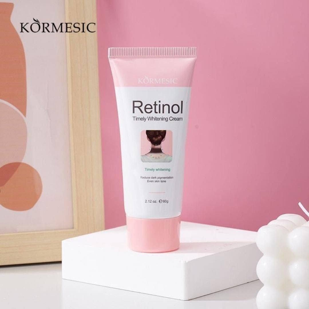✨  KÖRMESIC Retinol Timely Whitening Cream ✨🇰🇷💯 
(الترند كريم الريتينول للتفتيح الفوري) 
كريم للعناية بالبشرة مصمم خصيصاً لـ تقليل التصبغات الداكنة وتوحيد لون الجلد، وتحديداً في المناطق المعرضة للاسمرار مثل الرقبة، الإبطين، والمناطق الحساسة. 

✅ الفوائد الأساسية:-
✔️ يعمل على تقليل مظهر التصبغات الداكنة وتوحيد لون البشرة في المناطق المعرضة للاسمرار مثل الرقبة والإبطين.
✔️ يحتوي على الريتينول للمساعدة في تجديد خلايا البشرة وتحسين ملمسها.
✔️ مدعم بالنياسيناميد للمساهمة في توحيد لون البشرة وتقليل مظهر البقع الداكنة. 
✔️ يحتوي على زيت شجرة الشاي للمساعدة في تهدئة البشرة.

طريقة الاستخدام: يُوضع على بشرة نظيفة وجافة مع التدليك بلطف حتى الامتصاص. يُفضل استخدامه مساءً، مع استخدام واقي الشمس نهاراً عند التعرض للضوء.
النتائج قد تختلف من شخص لآخر حسب نوع البشرة وطبيعة التصبغات.
#الاصلي المنشأ كوريا 🇰🇷💯 
#اكسبلور #تصوير #تصويري #انستقرام #كومنت #الفن #لقطة #رسومات #محترف #رسمتي_بالرصاص #انمي #فراشات #رسامين_عرب #الرسم #فن #فيديو #ابداع #رسمات #رسمي #مبدع #تلوين #ريشة #ريشتي #الوان #لون #رسام #معرض #متحف #لوحه #لوحتي


**إذا كنت صاحب هذا الإعلان وتريد حذفه لأي سبب، رجاءا أرسل رسالة إلى الدعم الفني**