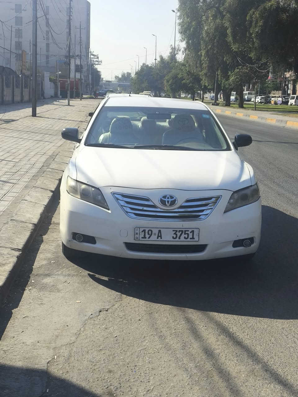كامري 2007 خليجي.
محرك 2400
مكفوله كير ومحرك حداديه 
تبريد نقص غاز 
رقم كربلاء دولي تحويل مباشر 
السعر 91 وبيها مجال قليل 
مكاني كربلاء 
*********** وتساب وتصال موجود
