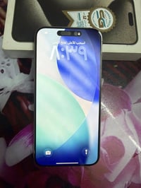 15 برو ماكس وتر الجهاز نضافه 100 بطاريه 84 ذاكره 256  مكان بغداد الغزا...