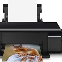 طابعة ايبسون 805 الاصدار الاصلي مطبوع بيها 1000 نسخه تقريباً الحبر الب...