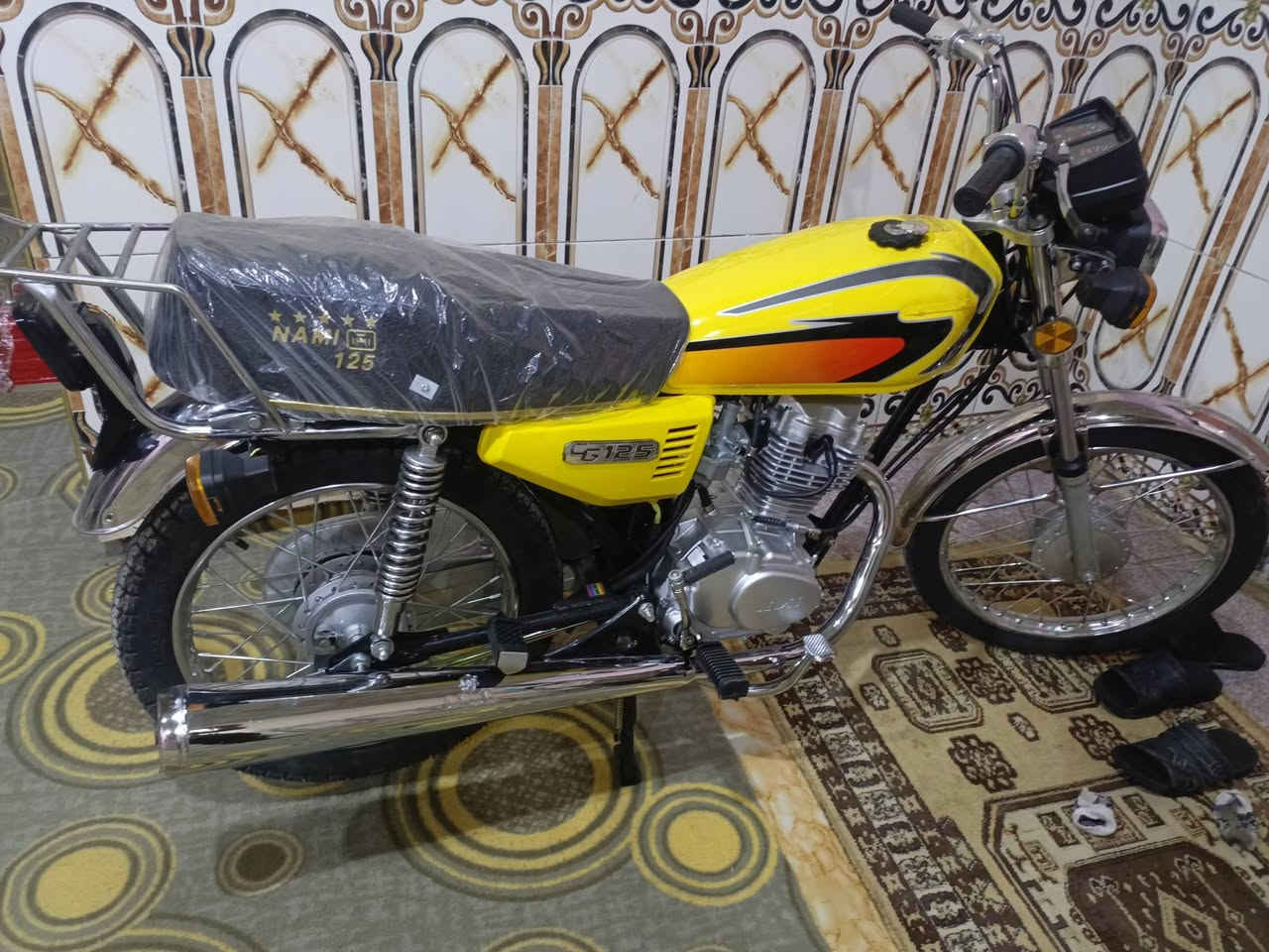 السلام عليكم شباب دراجه نامه شلامجه اوراق 2016 معمره 2026 دراجه ما ماشيه بعدها بدهن الشركه المكان البصره الهارثه السعر  1600  كفاله عامه شرط الترقيم وهاذه رقمي***********👈***********
