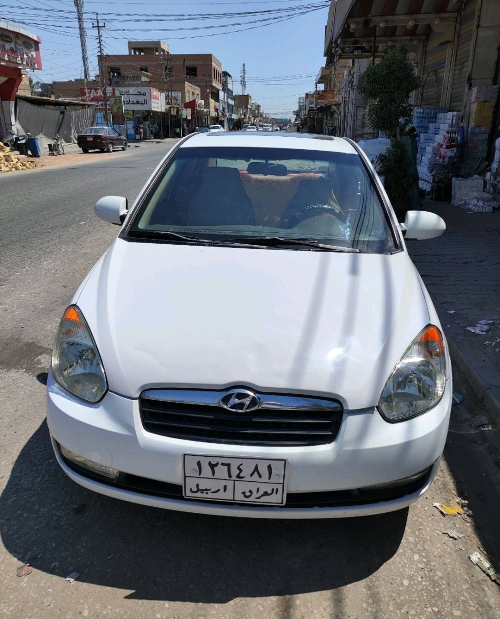 تحية طيبة 
اكسنت موديل ٢٠٠٩
بيها دحجات وبارد والسنوية ساقطة 
السعر 82 وبيها مجال 
المكان النجف الأشرف / الكوفة. 