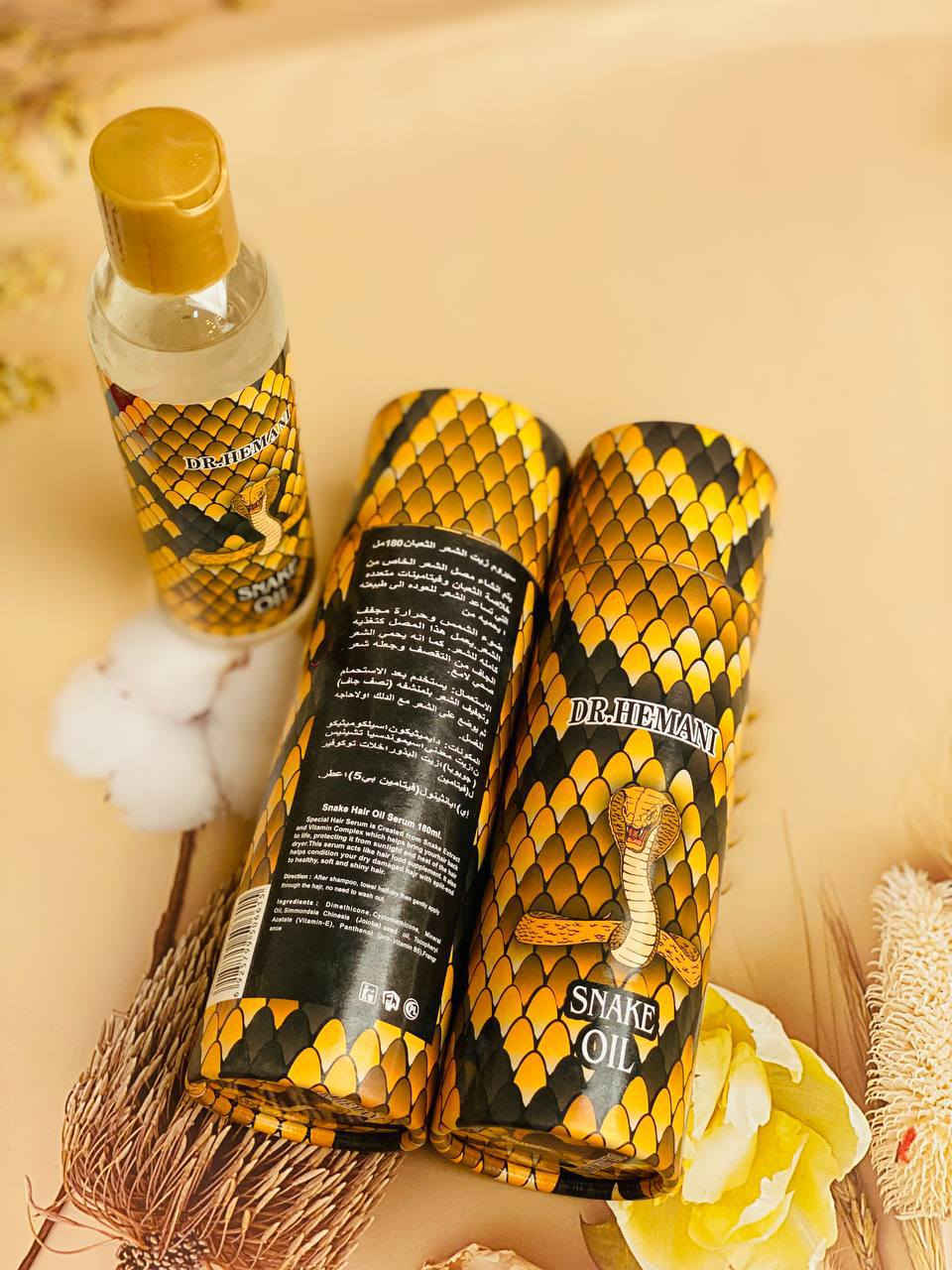 توفر زيت الحية (زيت الحية) من د. هيماني. الأصلي 🐍✅✅

لا يحتوي المنتج على أي مكونات من الحيوانات، بل هو مزيج من زيوت نباتية مختلفة. ✨✋

يساعد على تقوية الشعر ومكافحة القشرة وتساقط الشعر. 👌

يساعد على منع تقصف الأطراف ويمنح الشعر النعومة واللمعان. 

مناسب لجميع أنواع الشعر، بما في ذلك الشعر التالف أو الجاف. 💃🏻

المنتج طبيعي 100% ولا يحتوي على مواد حافظة كيميائية. ✅
الحجم 180ml

للاستفسار والحجز مراسله خاص


**إذا كنت صاحب هذا الإعلان وتريد حذفه لأي سبب، رجاءا أرسل رسالة إلى الدعم الفني**