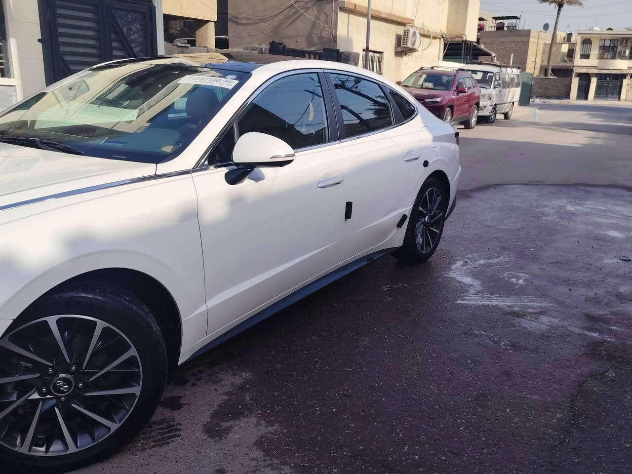 سوناتا 2023 فول اعلى مواصفات للأخير 🔥
 
للبيع أو مرواس .

داخل قرمزي 
سيارة تتقدم وترجع بالبصمة 
تشغيل عن بعد 
فتحة سقف:بانوراما
نوع المقاعد: كهربائي  + تدفئة 
5 وضعيات قيادة
لدات متغيرة الالوان 
تدفئة ستيرن 
تدفئة تبربد كشنات الامامية 
تبريد قطعتين 
خزن ميموري 
شحن لاسلكي
اوتو ستوب
مرايات شفت+رادار
نقطة عمياء
رادار خطوط شوارع+اوتو درايف
فوول تحكم ستيرن
أكياس هوائية: 12
الشاشة كبير عدد  2
نظام الصوت : Bose (12 Speakers) 
رادار ٣٦٠
المستشعرات: مساعد أمامي وخلفي ونقطة عمياء
الكاميرة
حادثها فقط بونيد امبدل ولقديم موجود  وبيه مكان بارد بدون يارباك بدون شواصي بدون لغد بدون دواخل .
ايرباكات سليم
المصابيح: LED + Xenon
سيارة مرقم كامل  .

*********** السعر 190 وبيه مجال
