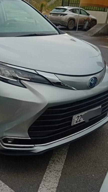 سيارة تويوتا سينا موديل 2022
اربيل عينكاوة
هايبرد رقم اربيل 

السيارة نظيفة اخذتها ورقمته على ايدي وارد امريكي

8 راكب

محرك 4 سلندر2500

كاميرا خلفية

تبريد 3 قطع

تحكم خلفي

3 أنظمة قيادة ( إيكو - سبورت -

نورمال )

سايد بريك بصمة

رادار خلفي

بصمة تشغيل

كرسي السائق كهرباء

حساس لايت عالي ناصي

شاشة لمس كبيرة

إنارة ليد

لايت زينون

أبواب كهربائية شفط

نظام صوتي مزود بدمامات في الصندوق

نظام التوقف الذاتي مانع تصادم

رادار أمامي

تحديد مسار

حادثها 3 قطع صبع بدون ايرباك 

تايرات جدد مع بطارية جديده

السعر 26,000$  دولار
العنوان اربيل عينكاوه
الاتصال على الرقم

***********
