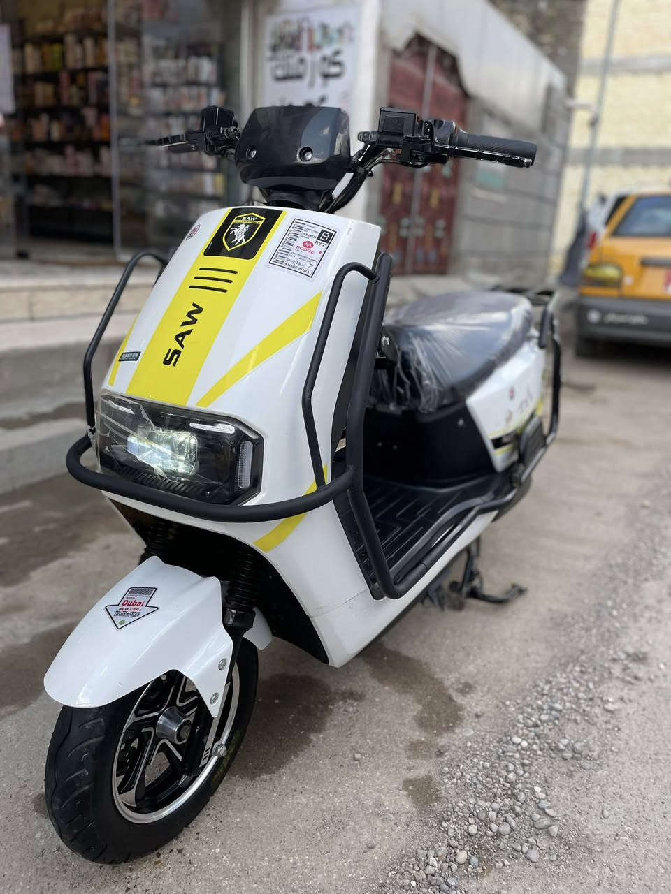 السلام عليكم دراجة سكنس 2025
6 بطاريات جدد 
بصمه انذار سرقه 
قفل ستيرن 
لايت عالي ناصي 
دبل اشاره 
منفذ يوبيس 
السعر 525 وبيها مجال 
العنوان بغداد بلديات 
الرقم ***********
