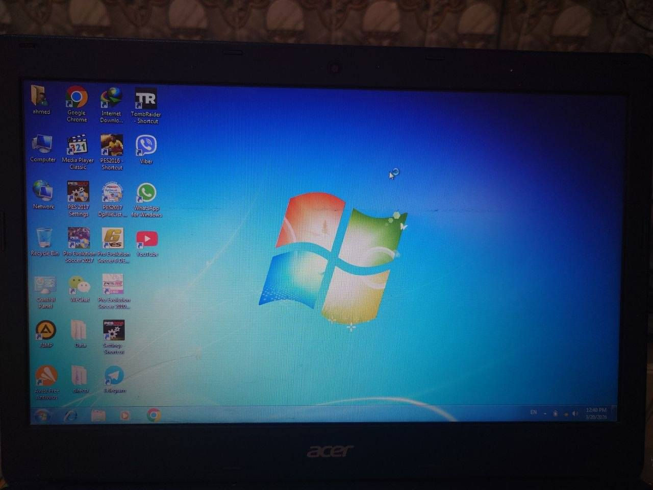 السلام عليكم عيني
اخوان عيدكم مبارك ان شاء الله 
لابتوب acer
كور 5 جيل 4
هارد 320 رام 4 قابلات للتطوير
جهاز كامل مع جميع التطبيقات والالعاب
شحن ساعتين فما فوق الملحقات
شاحن اصلي وجنطة مستعمله
السعر 135 قفل 
واصلك لباب البيت


**إذا كنت صاحب هذا الإعلان وتريد حذفه لأي سبب، رجاءا أرسل رسالة إلى الدعم الفني**