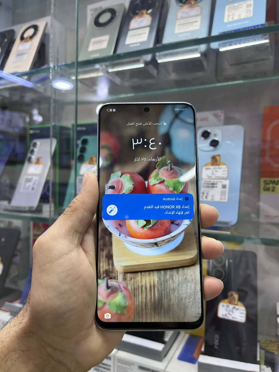 هونر X8 الذاكره 128 عشوئيه 6 بطاريه5000 شاحن فائق السرعه35واط جهاز مكفول فقط فطر بكد شعرا بي سعرا110 مناسب جدا الاستفسار خاص او الاتصال***********بي وات ساب
