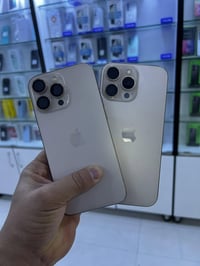 مستخدم 🔥🔥 عدد 2  ايفون 16 برو ماكس  ذاكرة 256  لون صحراوي   الاول خط و...