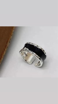 محبس فضة • مختوم • شكل مميز