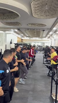 تمرين قبل الافطار • نادي خالد الربيعي • قرب مستشفى الكفيل