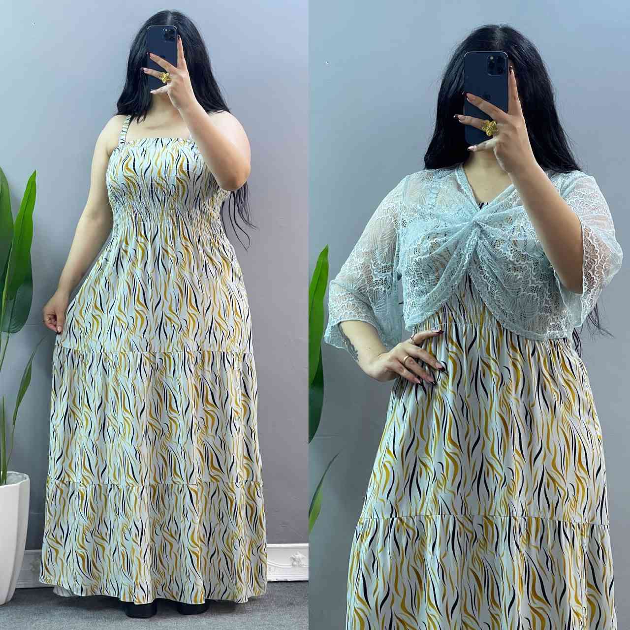 تخفيضات 

فستان نسائي بوليرة قطعتين دبل كلوش   😍

الخامه كشمير ايطالي اصلي 💯

القياسات من XXL الى 5XL

سعر الدرزن 12 قطعه 60 الف  فقط 🔥


**إذا كنت صاحب هذا الإعلان وتريد حذفه لأي سبب، رجاءا أرسل رسالة إلى الدعم الفني**