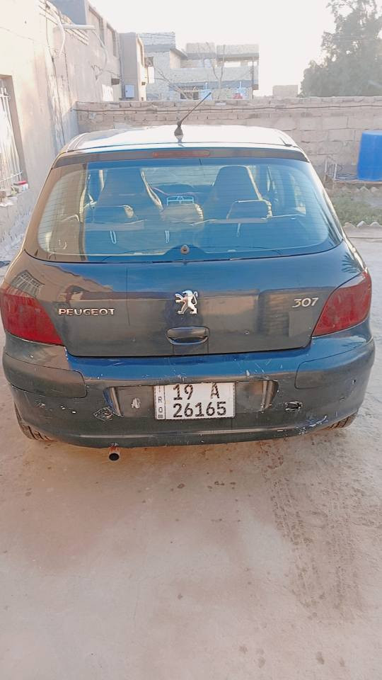 بيجو فرنسي 307 موديل 2006
رقم كربلاء انكليزي مشروع وطني 
سنويه لل27 بأسمي تحويل شوكت متريد
نقص حداديه الامام فقط 
سعرها 40 وبيها مجال بسيط حق الحيه 
رقم الهاتف *********** ديوانية, القادسية

