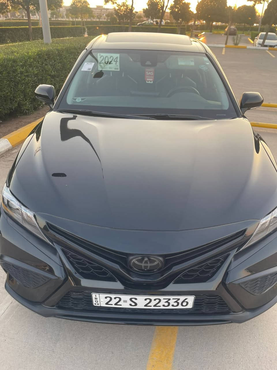 كامري 2024 للبيع
ماشية 22 الف 
مواصفات SE فول 
فتحة 
بصمة
رادرات جانبي وامامي وخلفي 
كشنات جلد 
كشن هيتر ستيرن هيتر 
شحن واير لس 
جاملغ خلفي صبغ وشويه تعديل بالصندوق بدون ايرباك
سياره جديد جاهزة 
مكان اربيل رقم اربيل جديد تحويل وكالة حاضر 
سعر 218$ وبي مجال بسيط  
 واتس اب ***********
