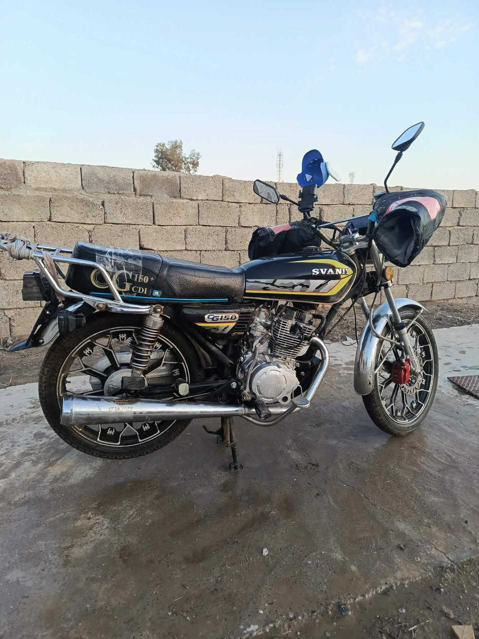 السلام عليكم
سيفان شلونك
لبيع
موديل 2025
كلشي شرط
محرك150
منفيس موجود 
المكان جنوب الموصل قرية السفينة
رقم الهاتف ***********
