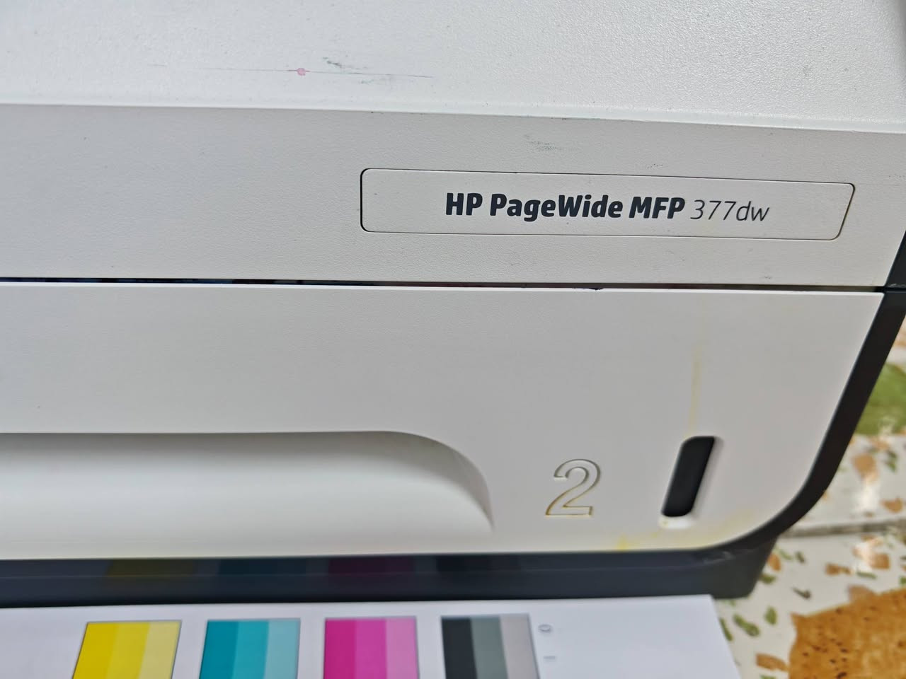 طابعة hp 377 التست واضح كدامكم وباقي المعلومات سعرها ٥٥٠ الف توصيل متوفر كل العراق الطابعة اني موصيني ابيعها ***********
