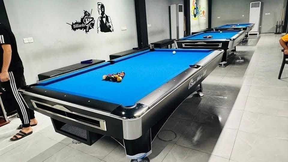 تم وصل وجبه من البليارد المستخدم.ولجديد وجميع استلزماته ويوجد كادر النصب جميع محافضات   🎱
  وجميع مستلزماته  لاستفسار رقم واتس اب ***********
