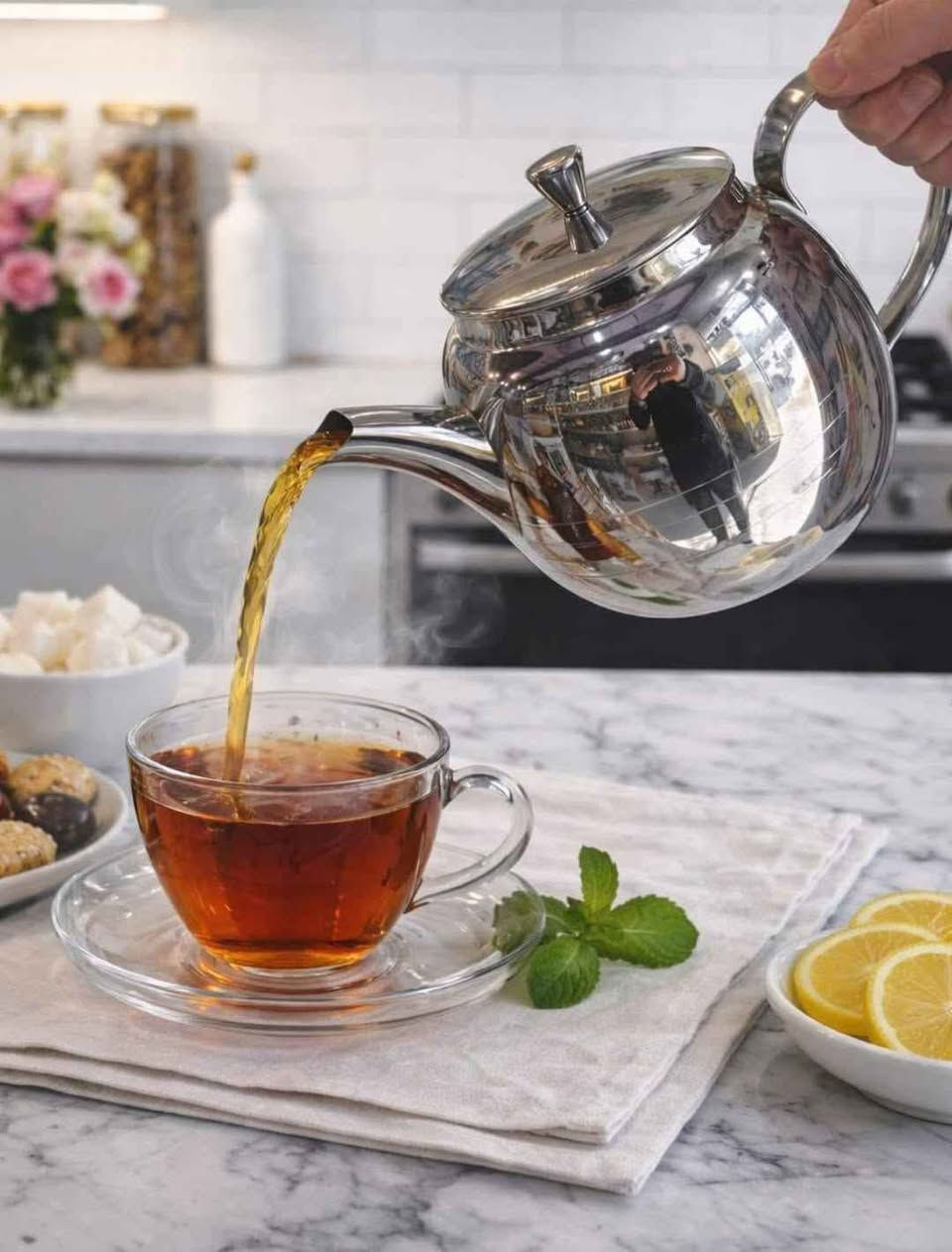 القوري الثنائي ستانلس ستيل وزن ثقيل وجودة واضحة من أول لمسة.
سعة كبيرة تكفي العائلة والضيوف بكل راحة.
يحافظ على حرارة الشاي لفترة أطول.
تصميم أنيق يلمع بمطبخك ✨
لا تفوت فرصة اقتنائه اليوم!
يتوفر خدمة توصيل لكل المحافظات 🚙 بغداد, العراق


**إذا كنت صاحب هذا الإعلان وتريد حذفه لأي سبب، رجاءا أرسل رسالة إلى الدعم الفني**