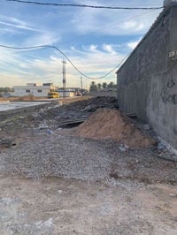 قطعه ارض زراعي سند 25 مساحه ١٠٠م واجهة ٦،١٠م نزال ١٦م هور رجب شارع الب...