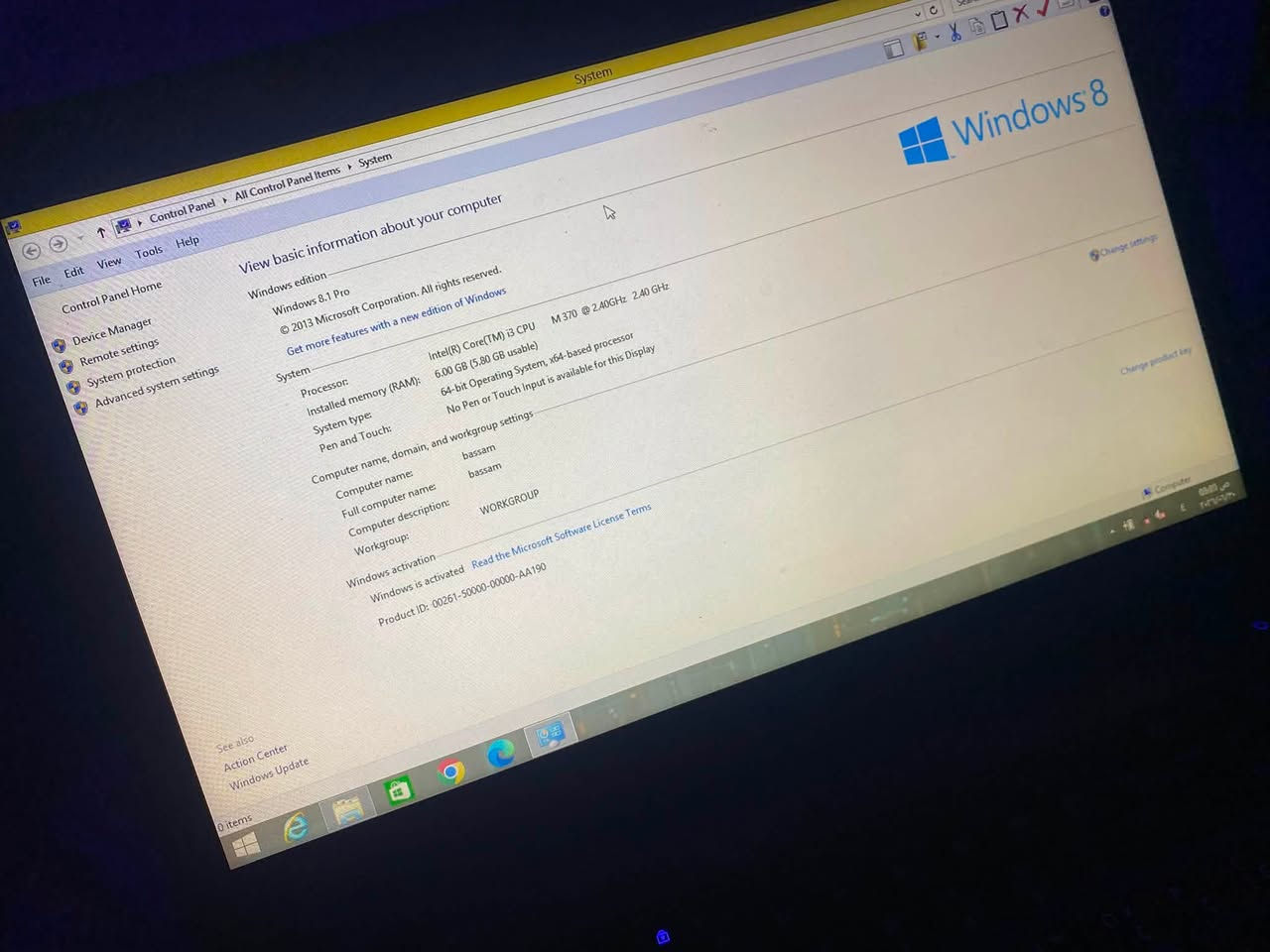 سلام عليكم لابتوب دل core i 3 للبيع
رام 6  سعر مناسب ومنصب بي العاب كله شغاله سعر مناسب  للاستفسار *********** مكاني بغداد دوره
