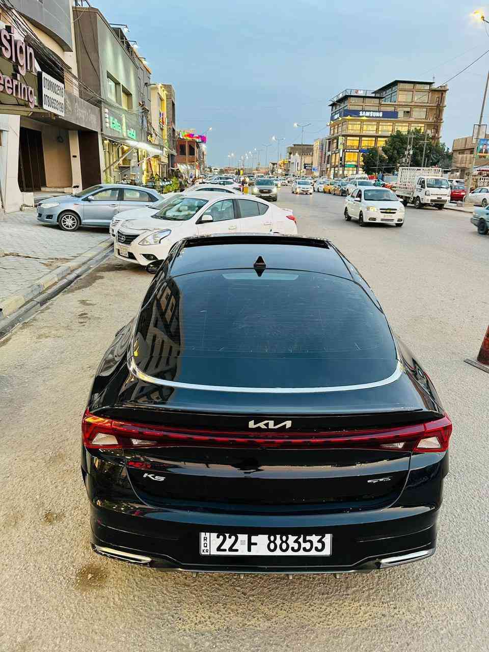 سلام عليكم
Kia k5 2022 Gt line 1600 turbo 

فول مواصفات بانوراما كشنات كهرباء شاحن لاسلكي رادارات تحديد مسار قيادة ذاتيه

رقم اربيل بأسم شركة 
 
حادثها فقط بنيد من امريكا وبالعراق نضربت بيها قطعتين ضربة خفيفة ونصبغن صور الحادث موجود 

محرك وكير وحدادية مكفولات بشرط 

مكان السيارة : النجف 

السعر: 155$ وبي مجال بسيط

***********
