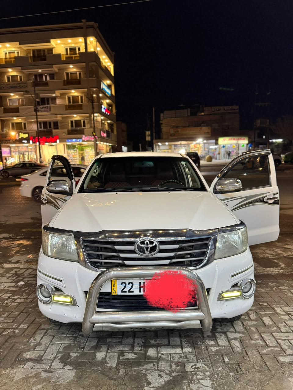تويوتا هايلوكس 4 ويل
موديل 2015
محرك 2700
ماشيه 250ك
رقم اربيل بأسمي تحويل مباشر
تدفئه تبريد 
ضررها بس شخط بالباب الي عكس السائق الخلفي
عنوان بغداد الدوره
***********
