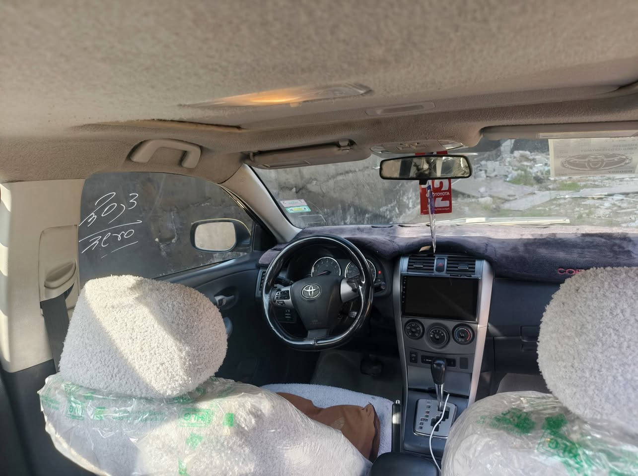 كورلا ٢٠١٣ s  فتحه سقف درگه استيرن D
حادث جاملغ امامي جهه سائق فقط بدون دواخل شرط 
مكينه مبدل مال ٢٠١٩ شرط جديد 
گير صيانه فلتر ودهن شركه 
منظومه تبريد كامله جديد
صدر امامي خلفي جديد 
مازدات لايت جديد 
بروجكتر led 
تخم اطار امامي خلفي جديد 
تخم بلكات جديد 
تخم مجول جديد 
سنويه وهزه جديد وارقام انگليزي 
سياره جاهزه للاخير
***********
***********
