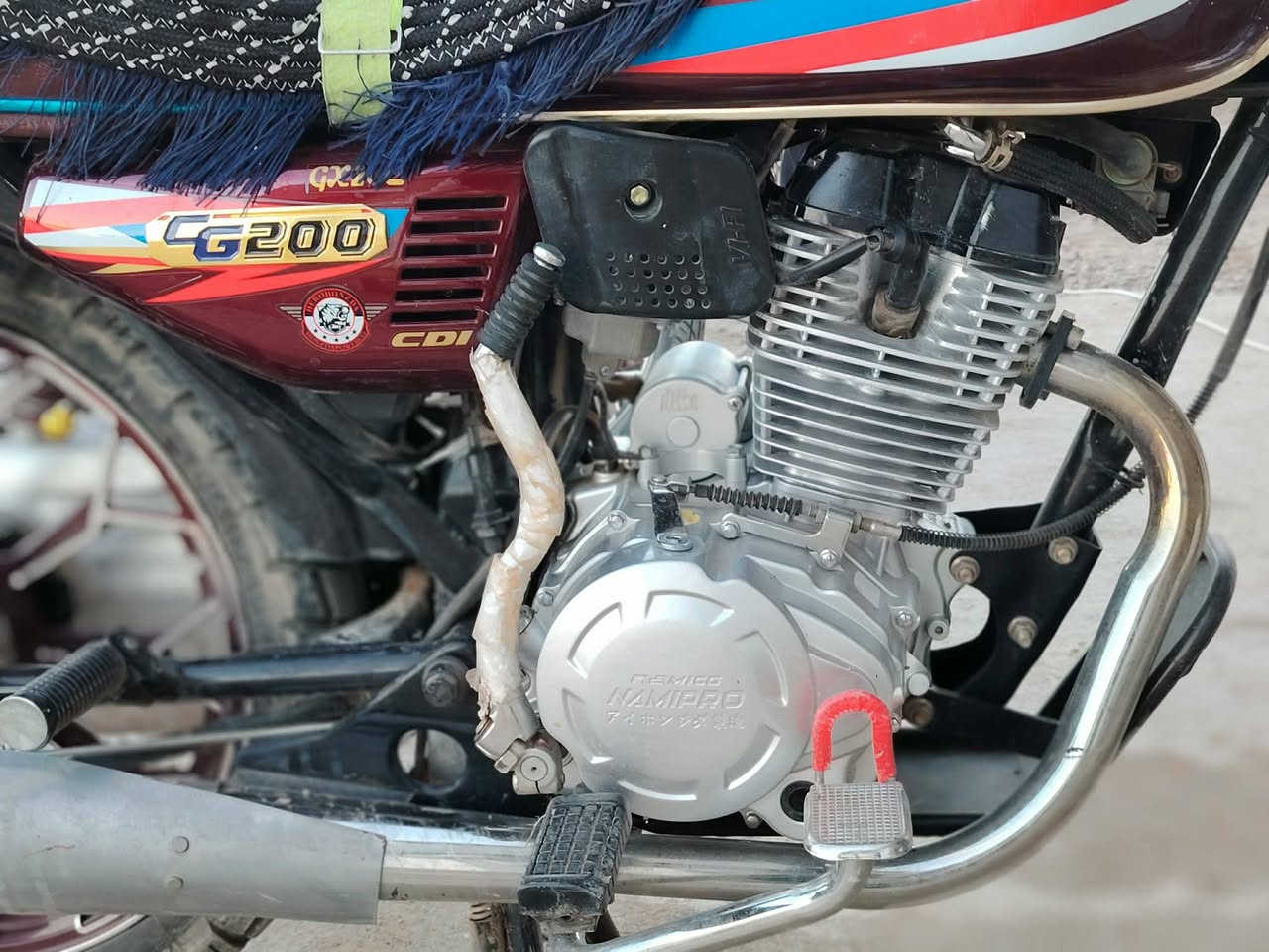 السلام عليكم دراجه للبيع موديل 25 محرك 200 دراجه مكفوله من كلشي برغي ما ناقصها مكان جلولاء السعر (800)وبي مجال الشراي يتصل ‏‪***********‬‏📲📞
