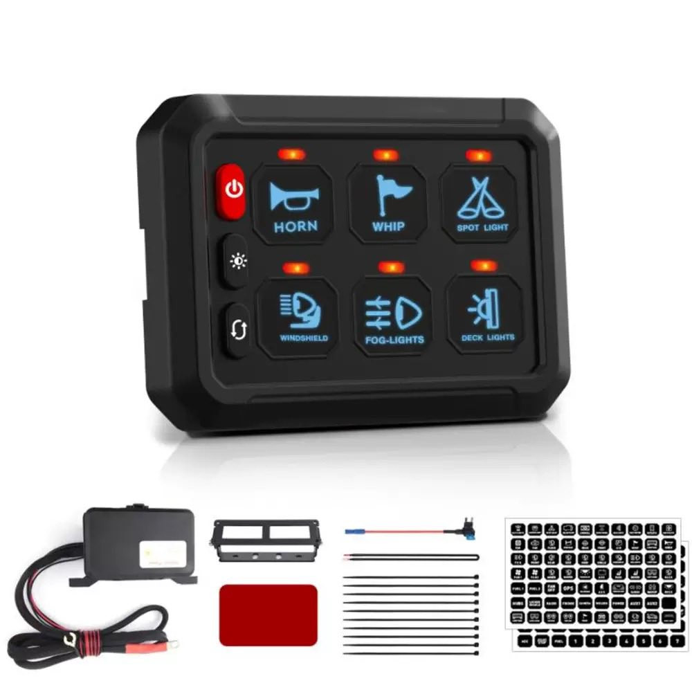 MICTUNING P1Y+ 6 Gang Switch Panel with Wireless APP Remote Control, 

*********** WhatsApp 
اربيل سناعه شيمالي

