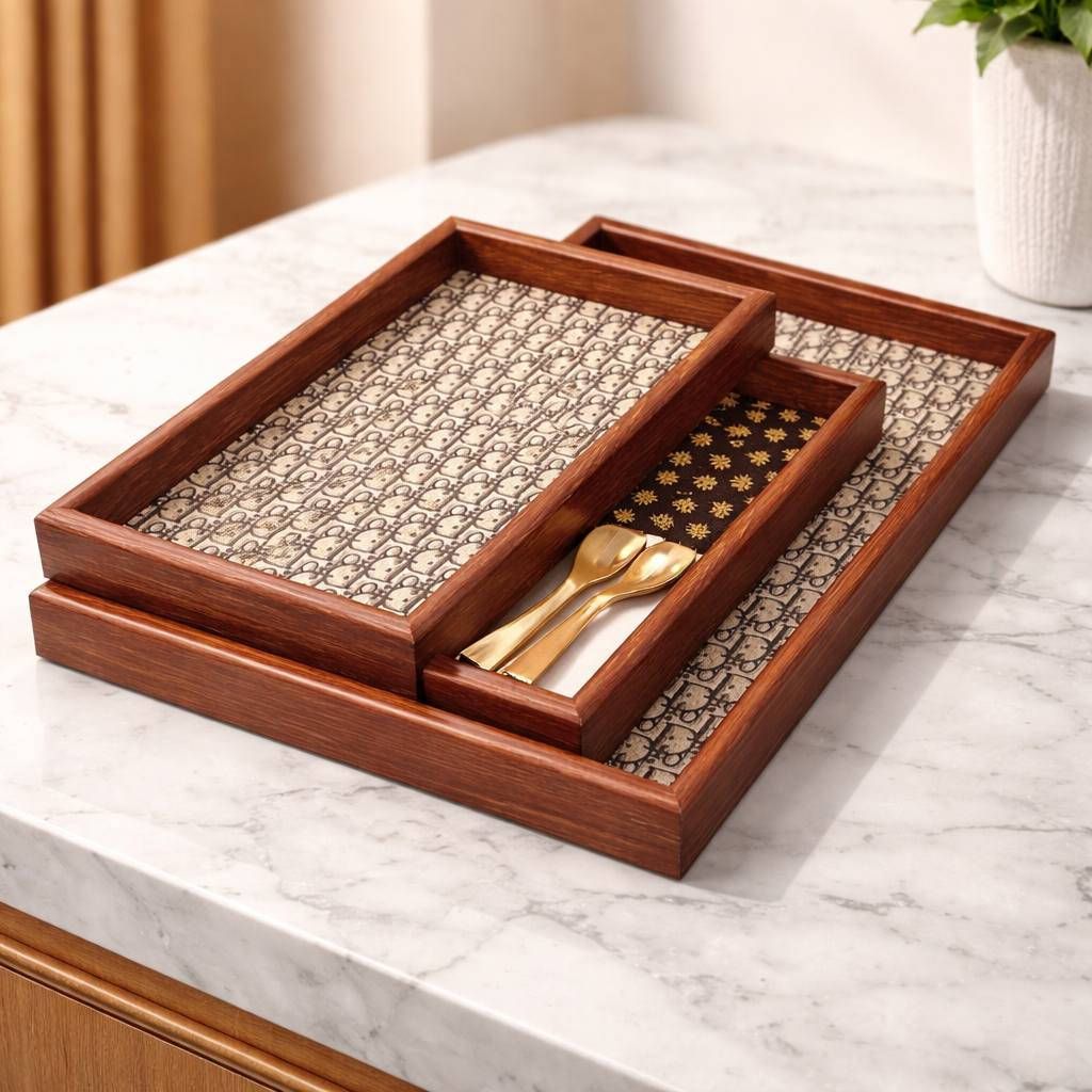 طقم صواني تقديم متعددة المقاسات للخبز والفواكه المجففة – 3 قطع
طقم صواني تقديم عملي بتصميم أنيق، مناسب لتقديم الخبز والفواكه المجففة للاستخدام اليومي أو التقديم المنزلي.
• مخصص للاستخدام مع الخبز والفواكه المجففة
• طقم مكوّن من 3 صواني بمقاسات مختلفة لتلبية احتياجات التقديم
• تصميم مسطح بإطار بلون بني وشبك داخلي ظاهر
• مناسب للتقديم والتنظيم على الطاولة أو المطبخ
• يمكن ترتيب الصواني داخل بعضها لتوفير المساحة
• تصميم بسيط يناسب الاستخدام المنزلي اليومي
• نوع المنتج: صواني تقديم
• العدد: 3 قطع
• المقاسات:
– 40 × 30 سم
– 35 × 25 سم
– 30 × 20 سم
سعر 15الف فقط


**إذا كنت صاحب هذا الإعلان وتريد حذفه لأي سبب، رجاءا أرسل رسالة إلى الدعم الفني**