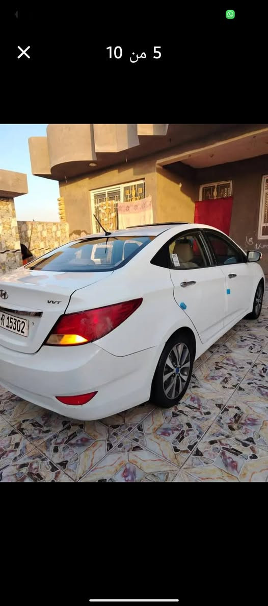 هونداي اكسنت موديل 2016 خليجي رقم بصره تحويل سنويه لل2028 وارد خليجي بيه تبديل جاملغ و رشات صبغ قليل من الخليج والباقي كفاله مكينه وكير وحداديه وتبريد تايرات كله جديد مكينه ١٦٠٠ سياره جاهزه فول مواصفات واحد على واحد فتحه سقف تحكم ستيرن شاره بل مرايه شاشه كبيره كامره دسك خلفي وأمامي ويل كب حساسات فول مواصفات كلش مكان سياره ناصريه سعر 87 بيه مجال قليل رقم الهاتف *********** انه مكلف بل نشر
