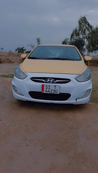 من رخصت الادمن اكسنت 2013/وارد امريكي حادث ربع جاملق امامي فقط بدون دو...