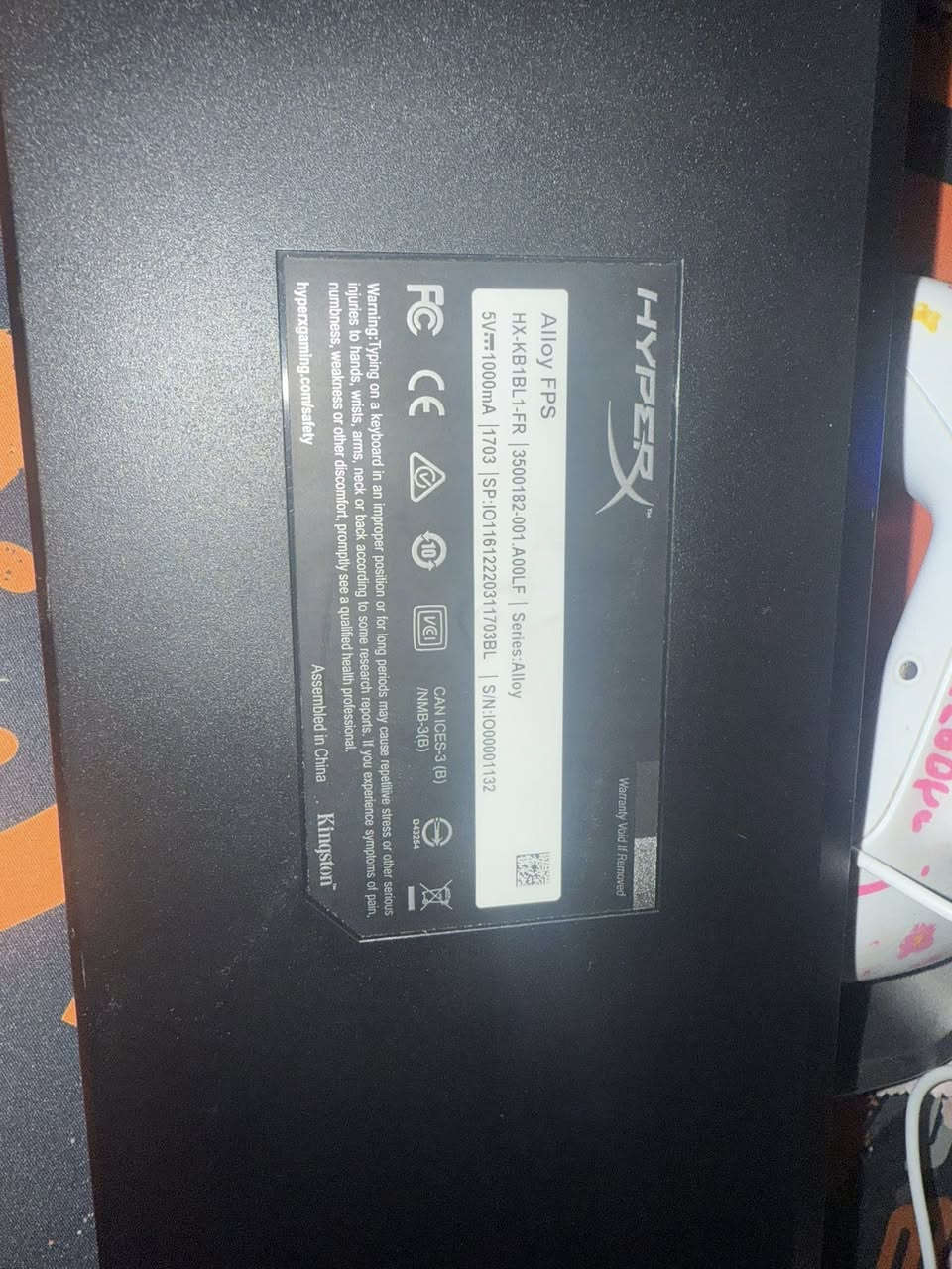 كيبورت ميكانيكي هايبر إكس سويج زرق كرتون موجودة كاملة ملحقات  السعره 30 للاستفسار رقم الهاتف ‎ ***********متواجد WhatsApp مكاني بغداد الدورة
