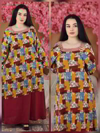 دشداشة نسائية محزم • كشمير ثقيل • مقاسات XL-3XL
