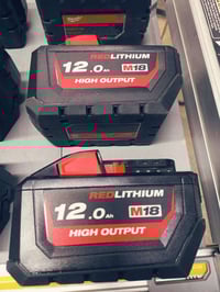 بطاريات ميلواكي اصلي  جديد  ٦ امبير فورج  ٨ امبير فورج  ١٢ امبير هاي ا...