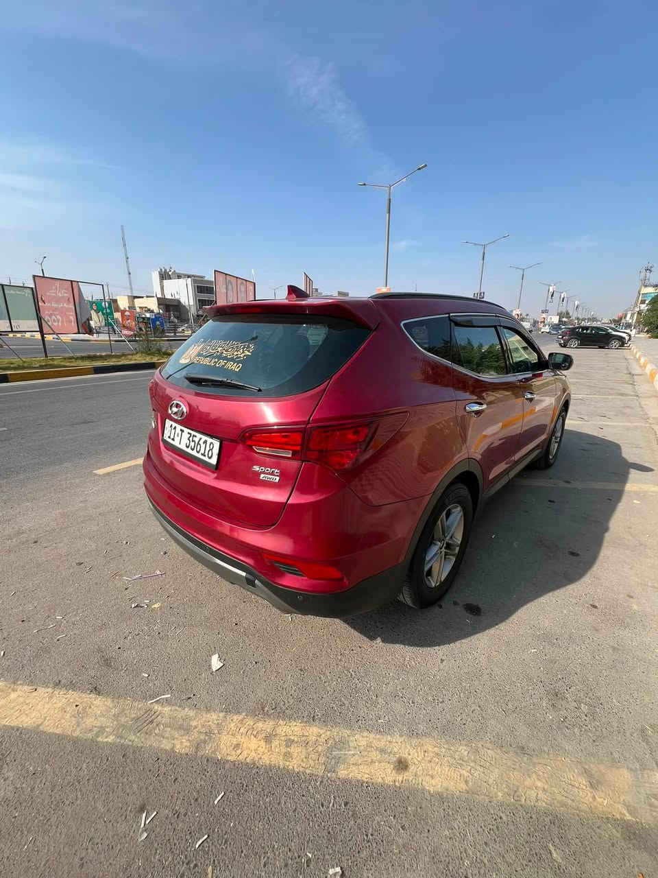 سلام عليكم
سنتافي 2018 

سيارة خير من الله 

وارد مريكي 

المحرك 2400 GDi 

فول موصفات عده الفتحه والبصمه 

رقم بغداد

سنويه جديده 2030

فور ويل 4x4

نضام تسحلق 

ستيرن تتفة ♨️

كشنات تتفة♨️ 

نقطه عمياا بلمري 

حادثة سيارة بس الجنطه فقط 

5 راكب 

كما موضح بلسونار 

سعر 167وبيه مجال 

المكان ديالئ بعقوبه

***********

