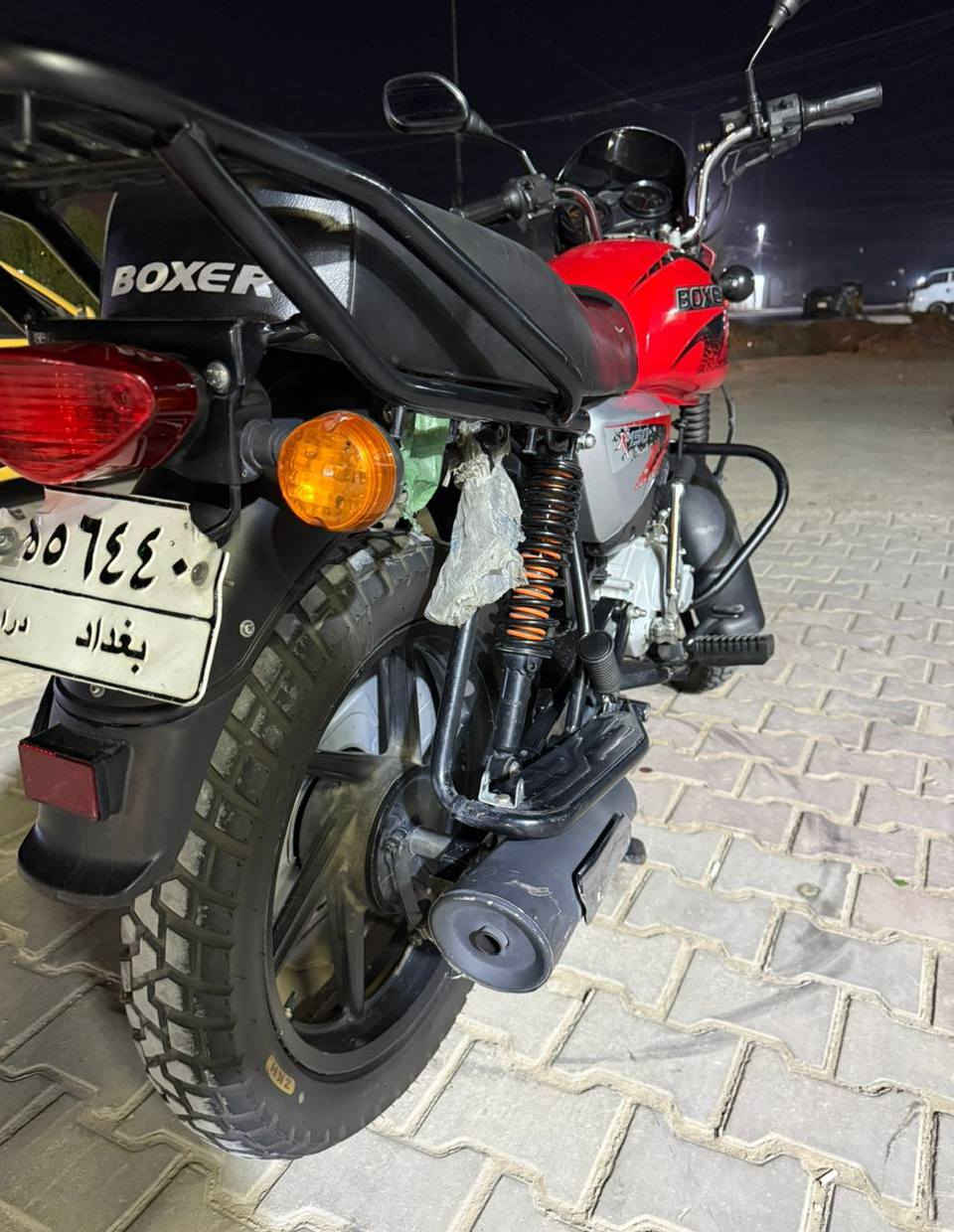 سلام عليكم بوكسر للبيع موديل 2023 مرقم وكاملة لوحة وسنوية تحويل ثاني يوم مكفولة كفالة عامة مابية اي نقص ماشية 6 آلاف حقيقي شراي يتصل ويدلل مكاني الحسينية الراشدية رقم ***********
