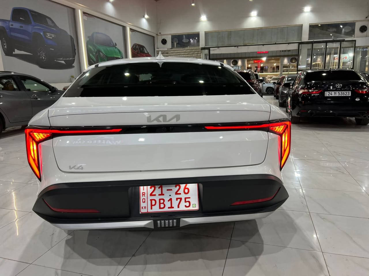 السلام عليكم    
فقط  للبيع بدون مراوس 👉👍

🚗🚀K4

موديل 2025❤️

السعر 125 ورقه 

سيارة بدون رقم 
فحص هزا جاهز 

K4 أمريكي

ماشيي 15 الف ميل 

حادث بوند جملغ باب صبغ 

مازده 

بك لايت لد

بصمة تشغيل عن بعد

رادار كل الجهات 

توقف ذاتي 

توقف خلفي

شاشة متصل

ثلاث وضعيات للكاميرا 

مكان سيارة اربيل 🚗
معرض ولید كارس
***********
***********
