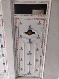 باب بلاستك • شباك أبيض • موصل صناعه الكرامه