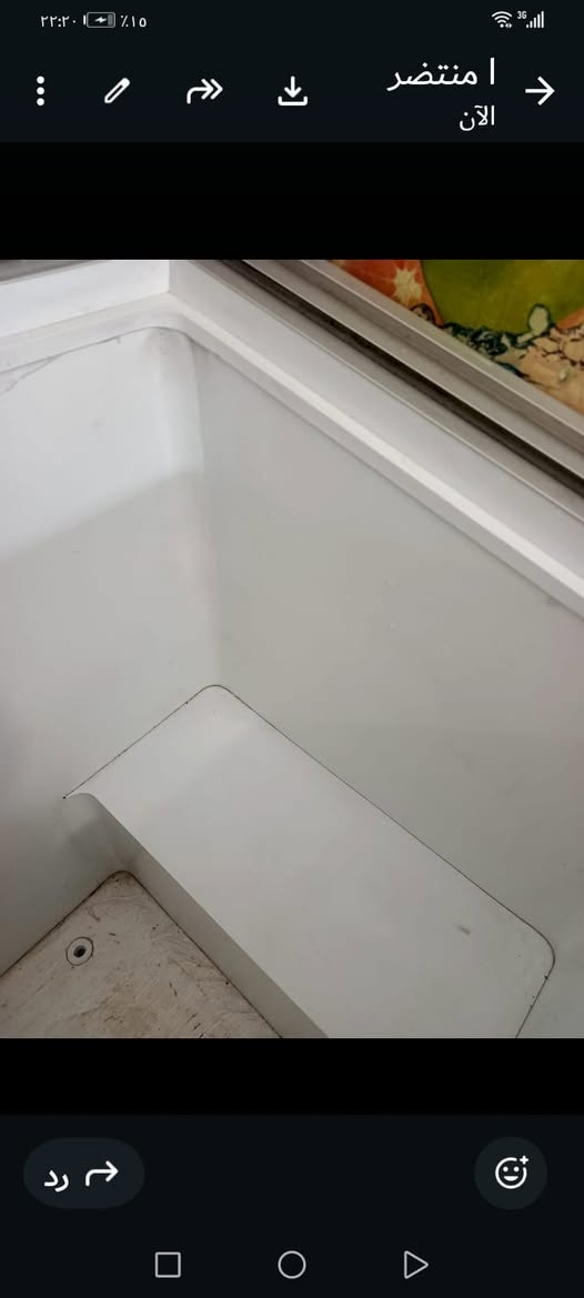 براد مجمده للبيع نضيف كلش وضع الشركه بعده بالجيس سعره250 حجمه16قدم مكان الهاشمي***********
