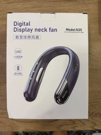 مروحة رقبة اصلية شاشة تعرض الدرجة ونسبة اشحن 5 درجات سرعة شحن تايبسي  ...