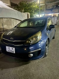 كيا ريو موديل 2016 وارد امريكي محرك 1600 gdi بيها ضرر نص بنيد وجاملغ ا...