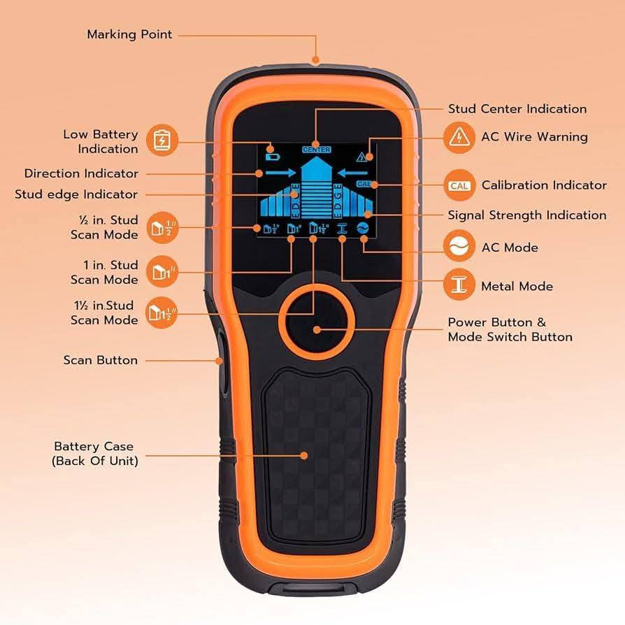 جهاز كشف الأعمدة والأسلاك داخل الجدران (Wall Stud Finder)
هل تعبت من التخمين قبل الحفر؟ هل تخاف تضرب سلك كهرباء أو أنبوب؟
هذا الجهاز هو الحل الذكي والآمن لكل أعمالك 👇
✨ مميزات تخليك تعتمد عليه 100%:
🔍 كشف دقيق للأعمدة الخشبية والمعدنية داخل الجدار
⚡ تحذير من وجود أسلاك كهرباء حية (AC) لحمايتك
📏 يحدد العمق حتى أعماق مختلفة بدقة عالية
🧠 معايرة تلقائية لنتائج أسرع وأدق
📱 شاشة LCD واضحة وسهلة القراءة
🎯 يحدد مركز الهدف بدقة (Center Detection)
💪 أداء قوي:
كشف الخشب والمعادن حتى عمق 38 ملم
كشف الأسلاك الكهربائية حتى 51 ملم
كشف المعادن الحديدية حتى 100 ملم
كشف المعادن غير الحديدية حتى 80 ملم
🎯 ليش تختاره؟
✔️ يحميك من الأخطاء المكلفة
✔️ يوفر وقتك وجهدك
✔️ مثالي للنجارين، الكهربائيين، وأي شخص يشتغل بالتركيب
📌 استخداماته:
تثبيت شاشات
تعليق رفوف
أعمال الصيانة المنزلية
مشاريع DIY
🚀 لا تشتغل عالعمياني بعد اليوم!
خلي شغلك احترافي وآمن بضغطة


**إذا كنت صاحب هذا الإعلان وتريد حذفه لأي سبب، رجاءا أرسل رسالة إلى الدعم الفني**