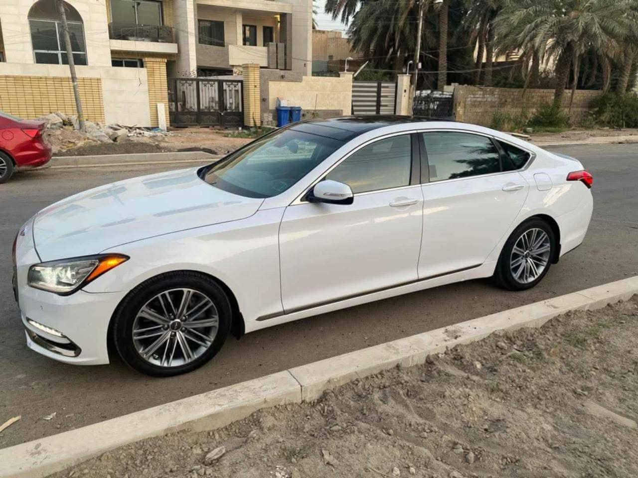 جنسيز G80 موديل 2018 بلاتينيوم
سيارة نضيفة مال جناي وبسعر مناسب
رقم بغداد شرط التحويل

💎 ســعــر ✅ ::  الــرد تلقائي 📮

كير ومحرك مكفول
حجم المحرك 6V 
ماشية  56 ميل

ترحيب كشن مع الستيرن عند التشغيل
بصمة أبواب وصندوق
حساسات خلفيه امامية
كامرة خلفية
داخل جلد لون اسود
كشنات كهرباء جهتين
رادارات النقطة العمياء
رادار امامي مع خاصية القيادة الالية
ستيرن تدفئة 
توقف ذاتي عن القيادة 
اوتو هولد  وسايد بريك كهرباء دكمة
فيت بم  جديد 
دسكات جدد
فلاتر  ودهون كامله  جديده
وباقي مواصفات Genesis G80 2018 معروفة

السيارة حيل نضيفة ماتحتاج اي مصرف

للعلم السياره مبدل البنيد مالته بواحد بلاد
كذلك  الجاملغ مبدل نفس لون بلادي والبادي موجود
معمر وكامل بنيد مع جاملغ تاخذهن ويه السيارة

مكان السيارة: ميسان
رقم صـــاحب السيارة: *********** واتساب

لعرض سيارتك على الصفحة بنفس الطريقة راسلنا
