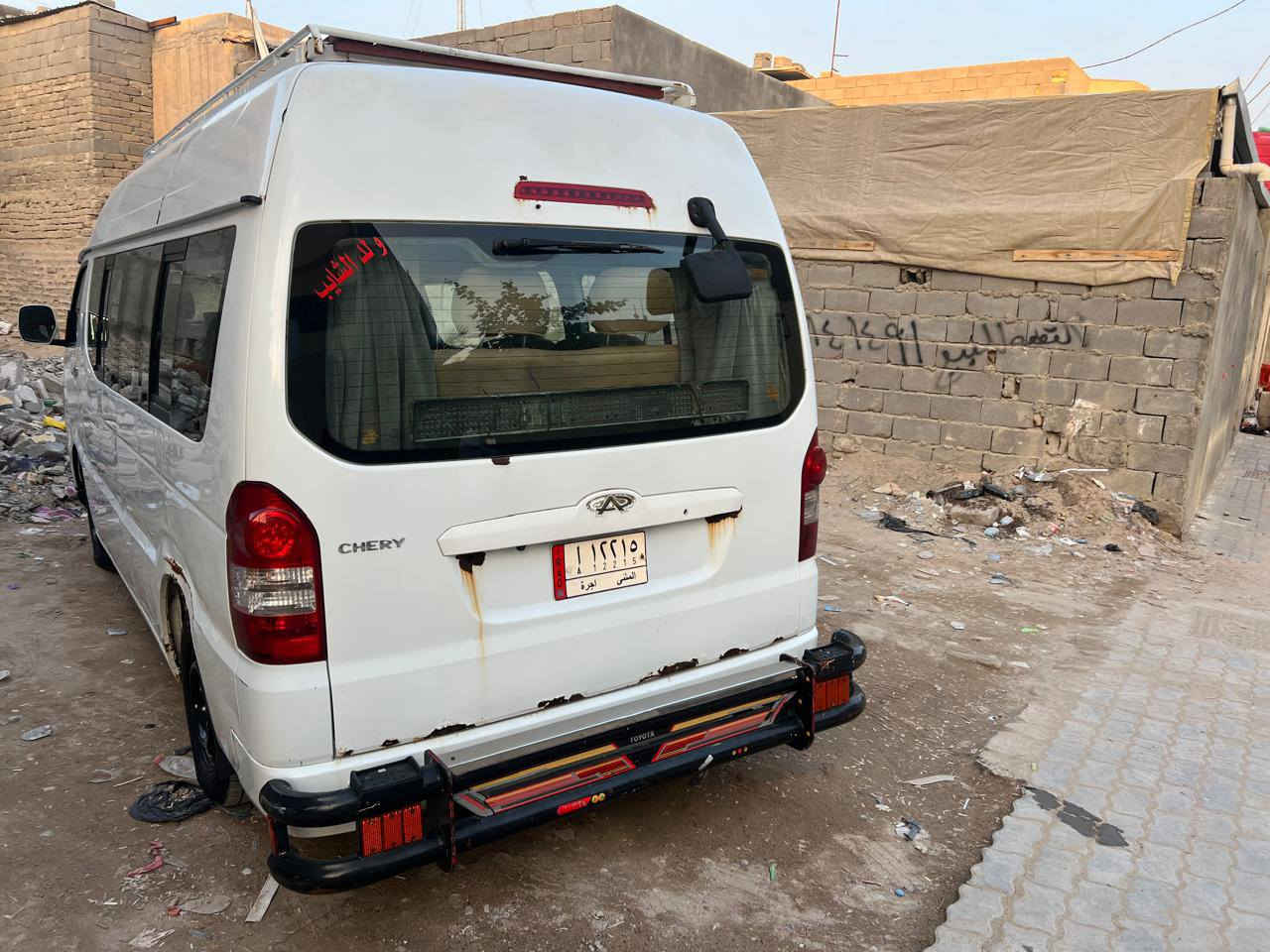 سلام عليكم شيري 2013طالعه 2018 البيع فقط سياره حره مكينه ففيتي 3000 بيه خيط بخار كهربائيات كله شغاله تحويرت المكينه بل نجف محوره حداد قبل 10ايام نافضه كله من طول لطول السعر 90 رقم الهاتف ***********مكان السياره البصره الزبير
